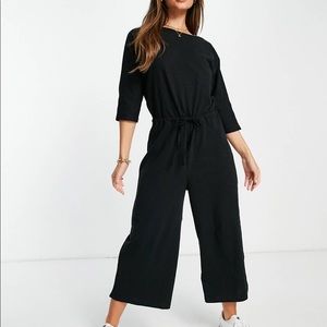 ASOS black jersey jumpsuit